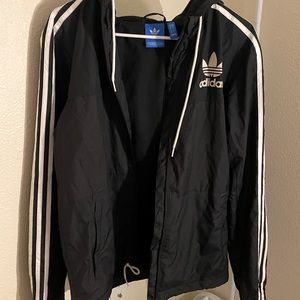 Black Adidas Windbreaker Men’s Small